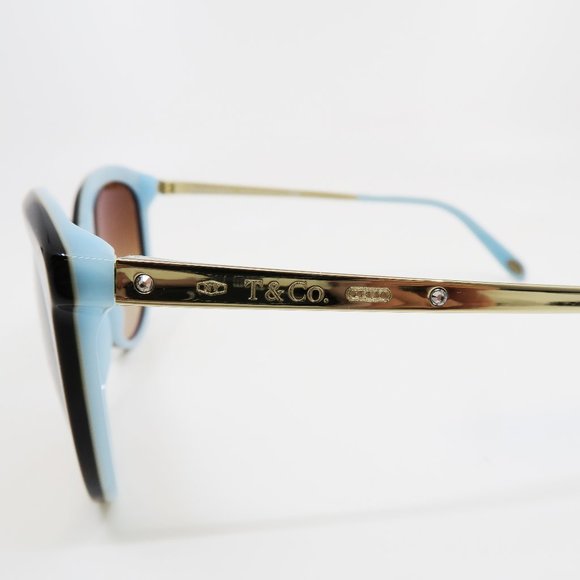 Tiffany & Co. TF 4117-B 8134/3B Tortoise & Azure - Picture 4 of 10